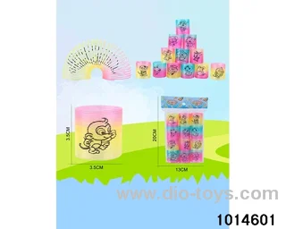 12pcs rainbow spring in opp bag