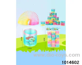 12pcs rainbow spring in opp bag