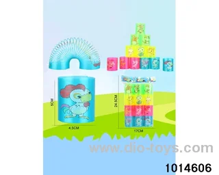 12pcs rainbow spring in opp bag