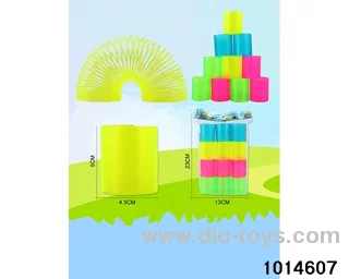 12pcs rainbow spring in opp bag