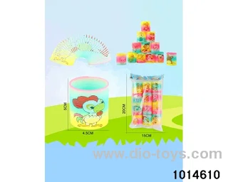 12pcs rainbow spring in opp bag