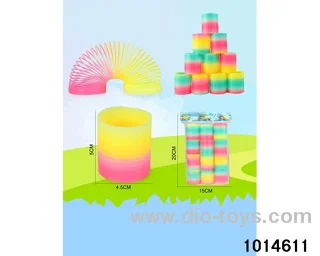 12pcs rainbow spring in opp bag