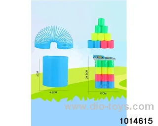 12pcs rainbow spring in opp bag