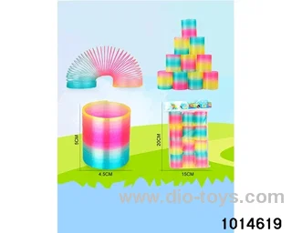 12pcs rainbow spring in opp bag