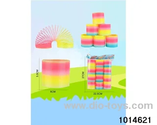 12pcs rainbow spring in opp bag