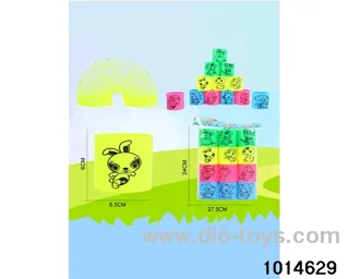 12pcs rainbow spring in opp bag