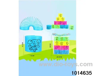 12pcs rainbow spring in opp bag