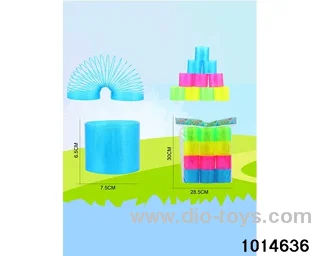 12pcs rainbow spring in opp bag