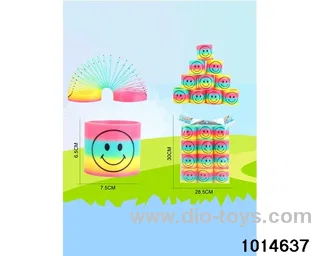 12pcs rainbow spring in opp bag