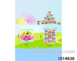 12pcs rainbow spring in opp bag