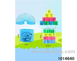 12pcs rainbow spring in opp bag