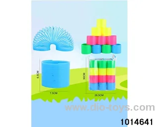 12pcs rainbow spring in opp bag