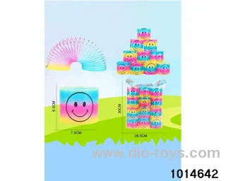 12pcs rainbow spring in opp bag