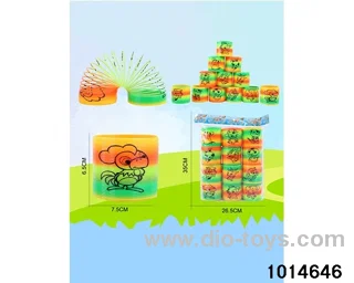12pcs rainbow spring in opp bag