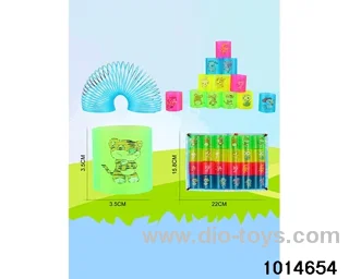 24pcs rainbow spring in box