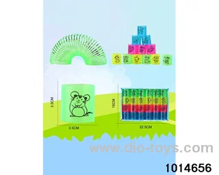 24pcs rainbow spring in box