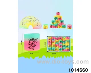 24pcs rainbow spring in box