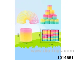 24pcs rainbow spring in box