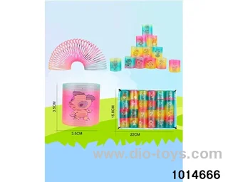 24pcs rainbow spring in box