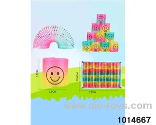 24pcs rainbow spring in box