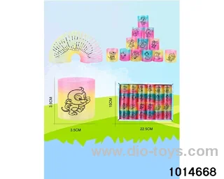 24pcs rainbow spring in box