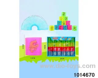 48pcs rainbow spring in box