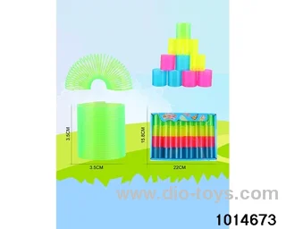 48pcs rainbow spring in box