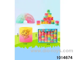 48pcs rainbow spring in box