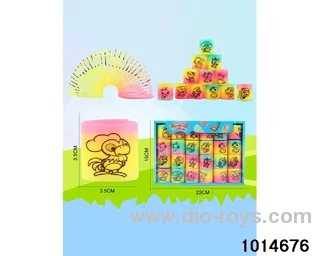 48pcs rainbow spring in box