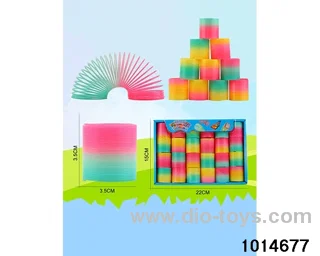 48pcs rainbow spring in box