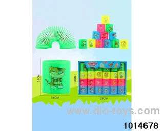 48pcs rainbow spring in box