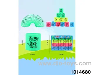48pcs rainbow spring in box