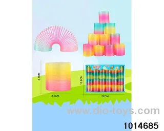 48pcs rainbow spring in box