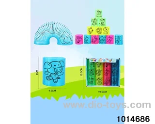 12pcs rainbow spring in box