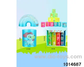12pcs rainbow spring in box