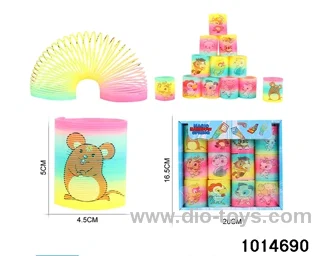 12pcs rainbow spring in box