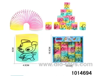 12pcs rainbow spring in box