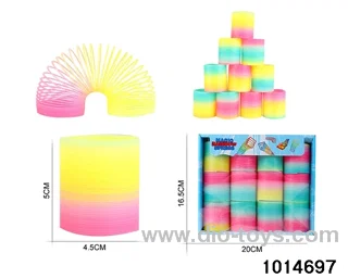12pcs rainbow spring in box