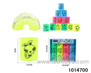 12pcs rainbow spring in box