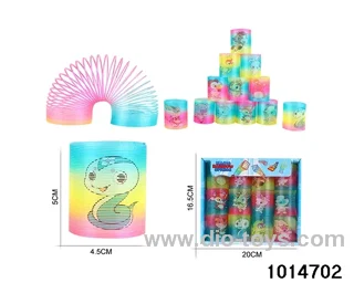 12pcs rainbow spring in box