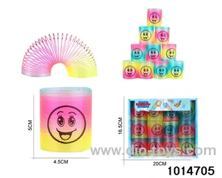 12pcs rainbow spring in box