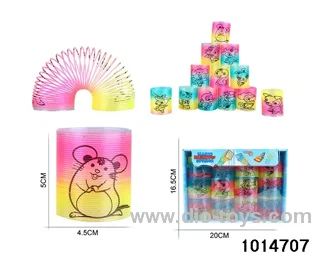 12pcs rainbow spring in box