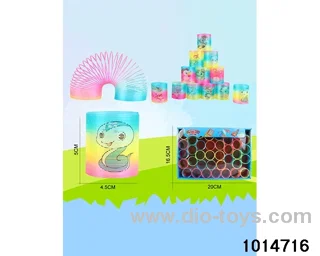 36pcs rainbow spring in box