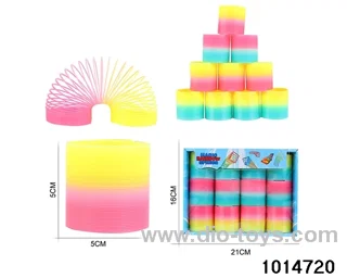 12pcs rainbow spring in box