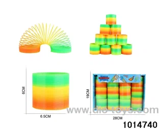 12pcs rainbow spring in box