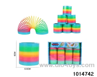 12pcs rainbow spring in box
