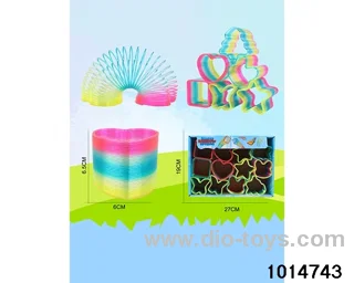 12pcs rainbow spring in box