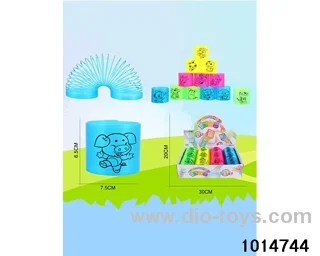12pcs rainbow spring in display box
