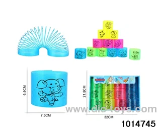 12pcs rainbow spring in box