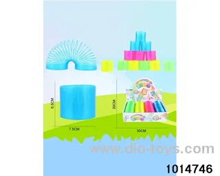 12pcs rainbow spring in display box